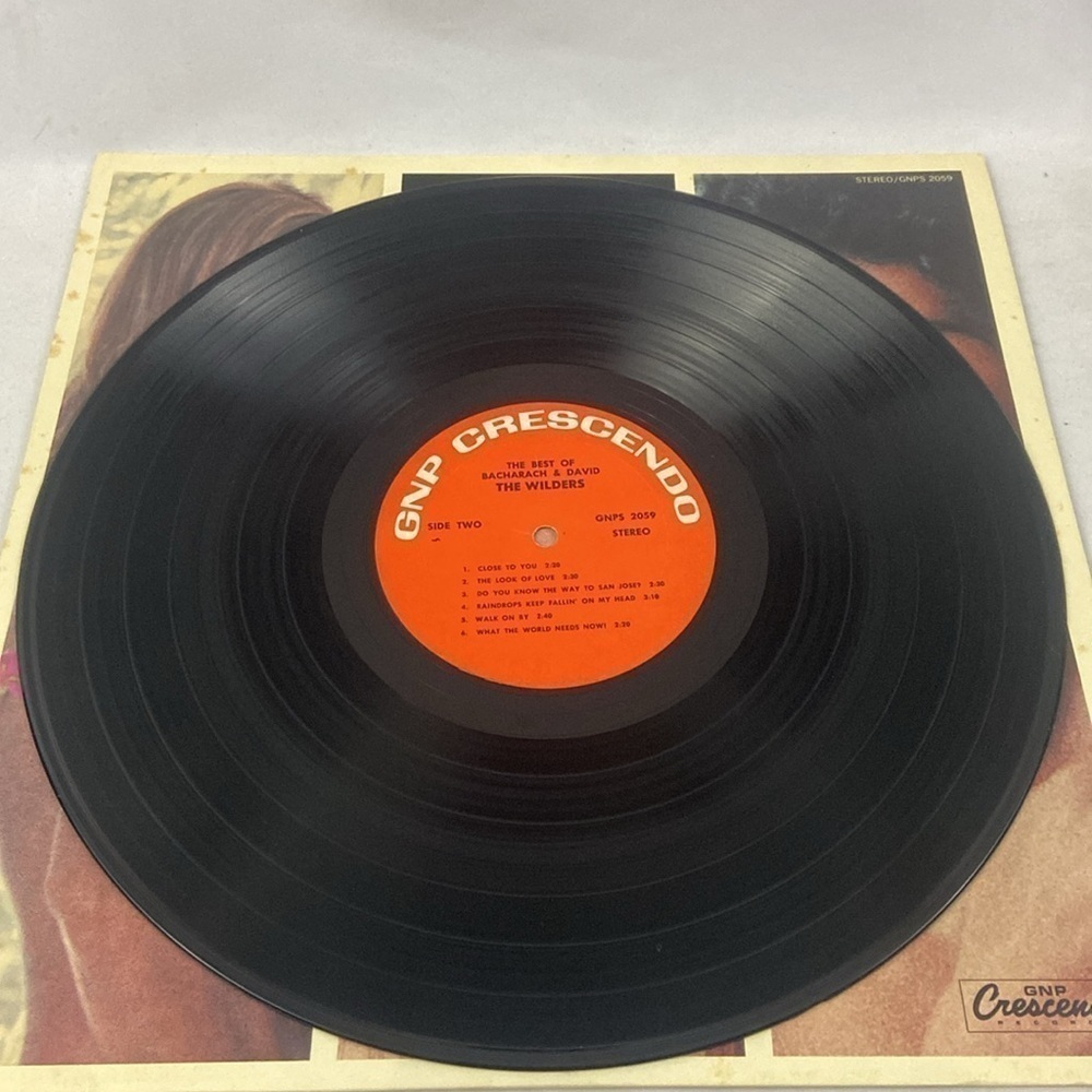 The Best Of Burt Bacharach & Hal David The Wilders GNPS 2059 Vinyl Record LP - Picture 6 of 8